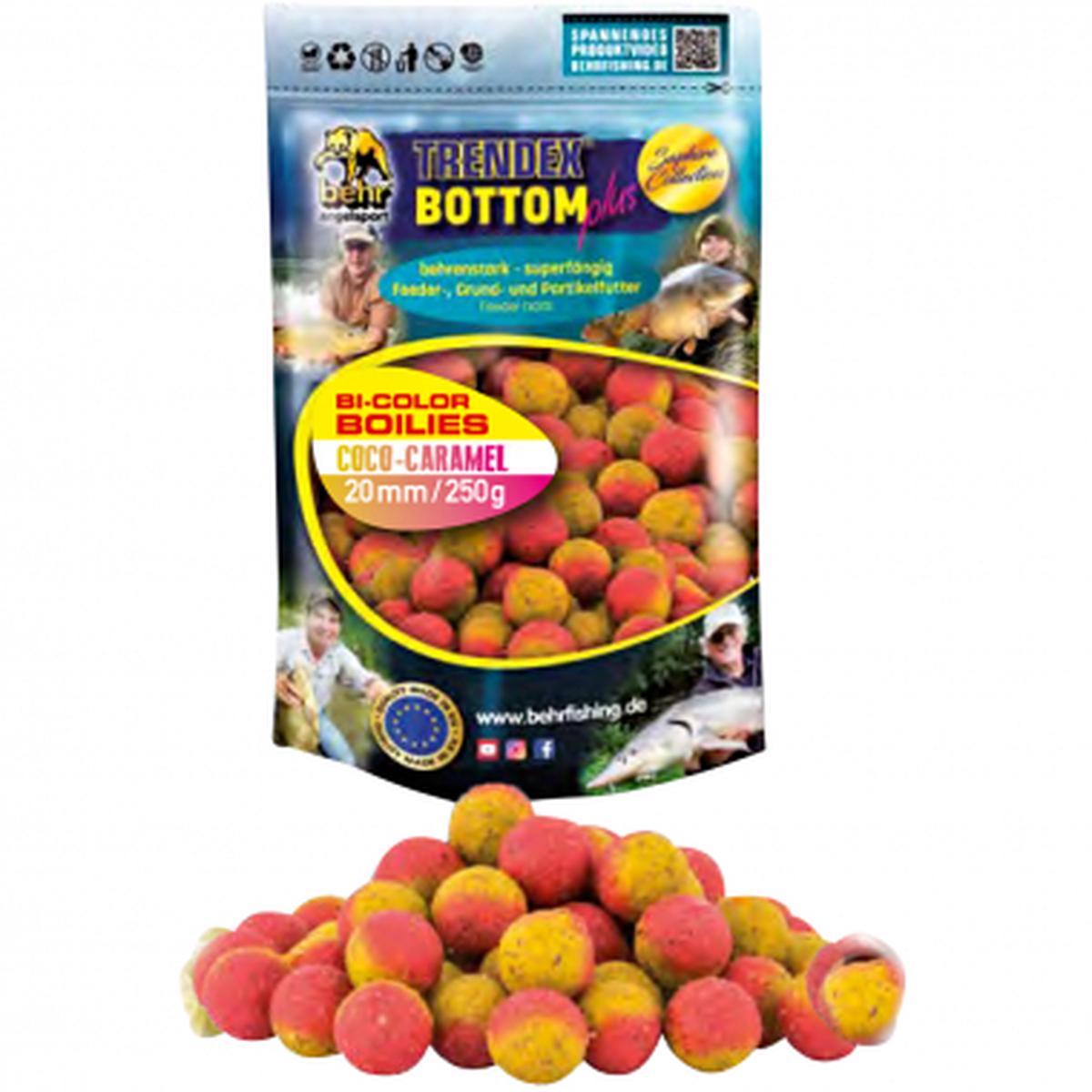 Bi-Color Boilies Bottom Plus (Coco-Caramel)