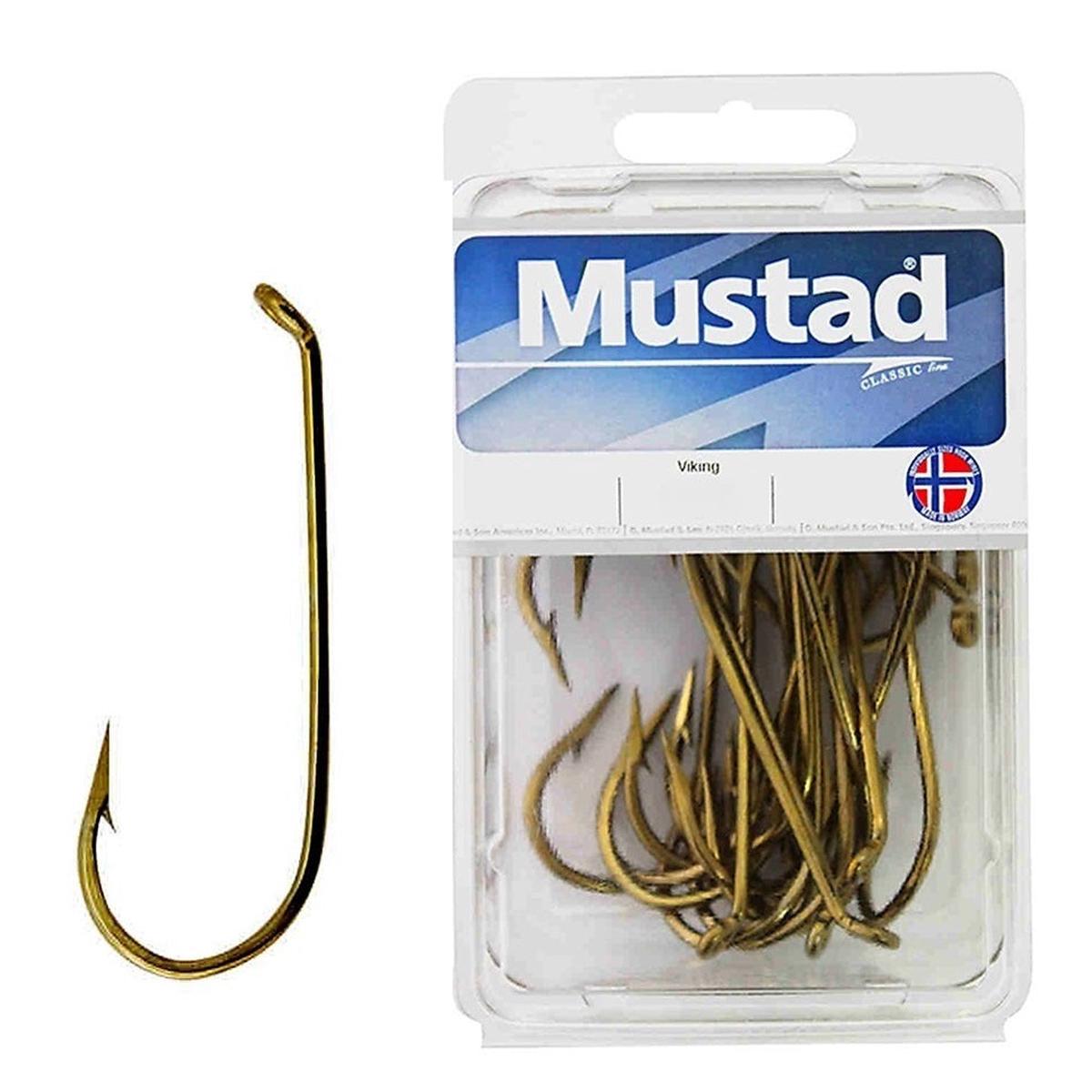 Mustad French Viking Bronze Hook Bulk Value Pack 540
