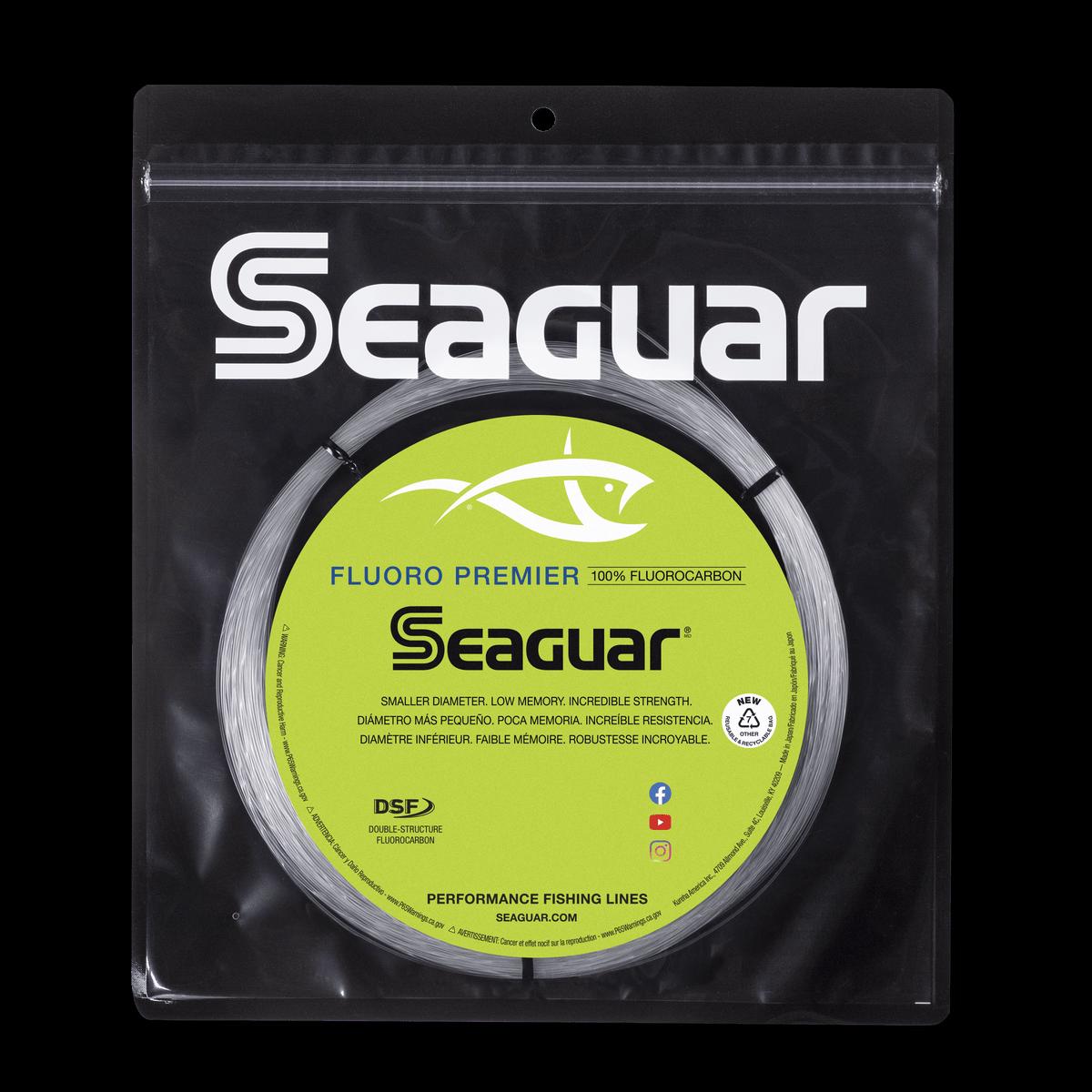 Seaguar Fluoro Premier 100% Fluorocarbon Big Game Leader Coils