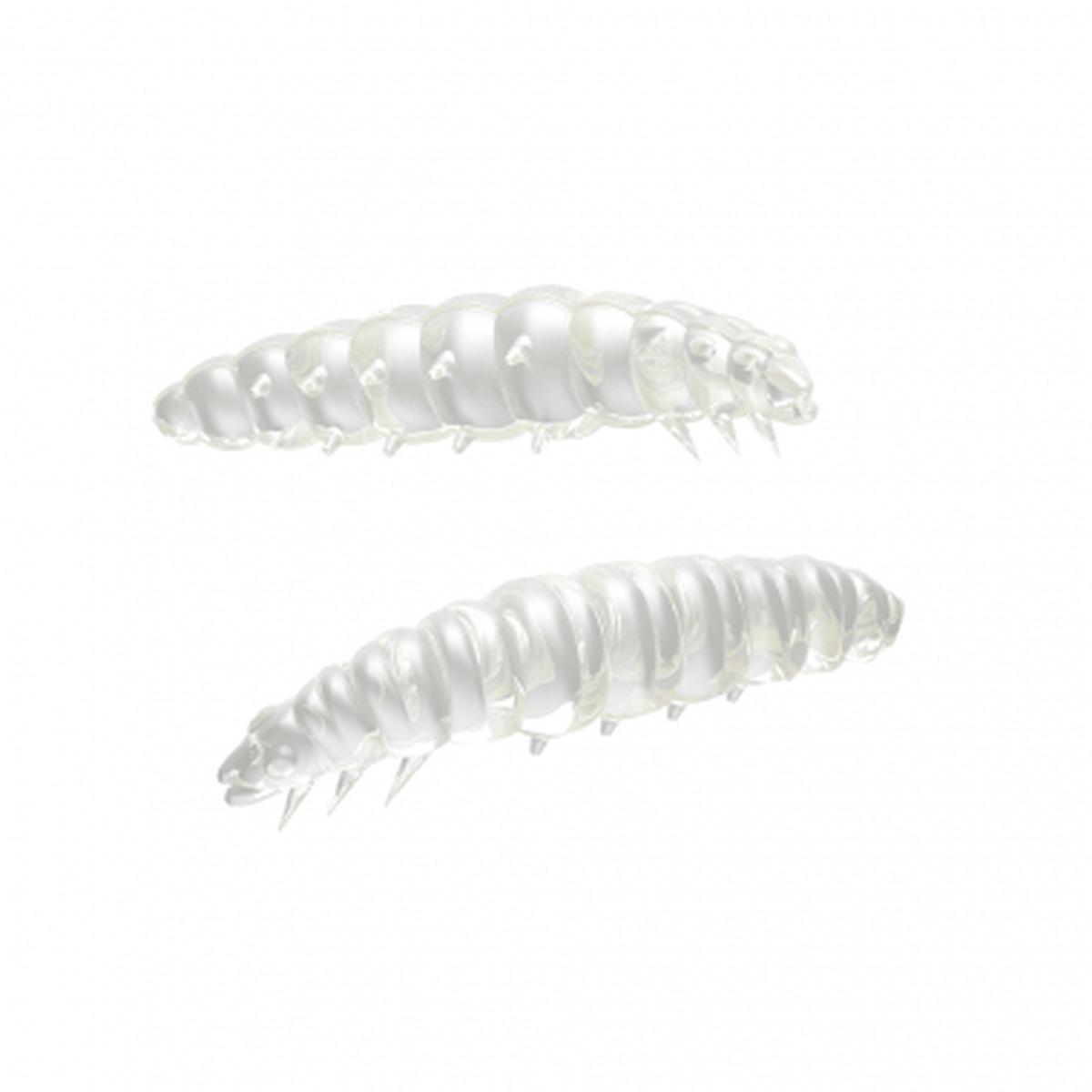 Larva artificial bait (silver pearl)
