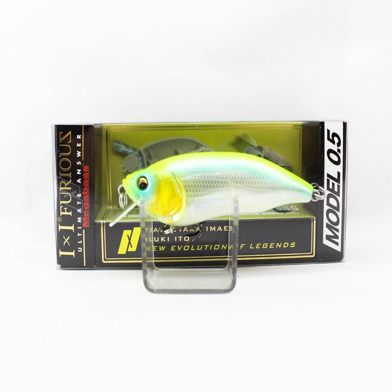 Megabass I X I Furious 0.5 64mm 1/4oz Floating Lure IK Strong Chart (2253)