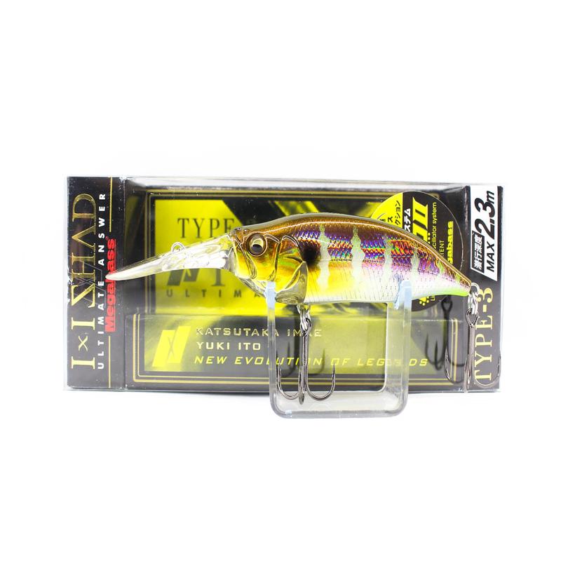 Megabass I X I Shad Type-3 2.3m 57 mm 1/4 oz Floating Lure GG Gill (1019)