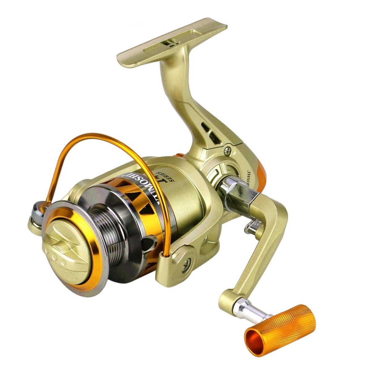 YUMOSHI JF3000 Spinning Fishing Reel 5.2:1 Gear Ratio Metal Spool Saltwater Fishing Tools