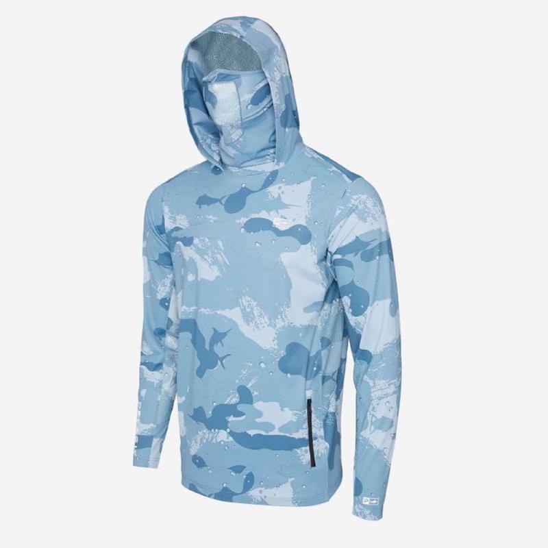 Pelagic 1015 Fishing Shirt Long Sleeve ExoTech Brush SLT Size L (1096)