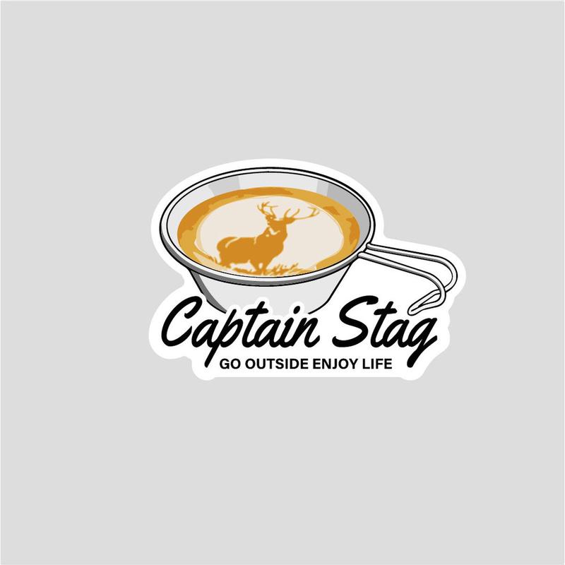 Captain Stag PVC Sticker 77x54mm UM-1595