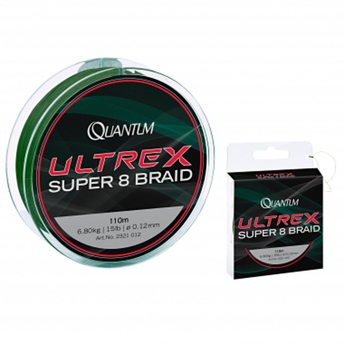 Fishing Line Ultrex Super 8 Braid (green 110 m)