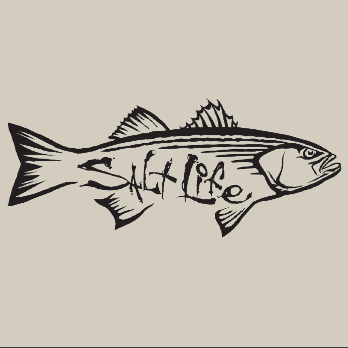 Salt Life Striper Hunt Decal