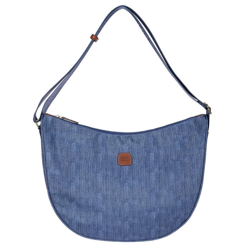 BRIC'S X-Bag Half Moon Bag - Large (Jeans)