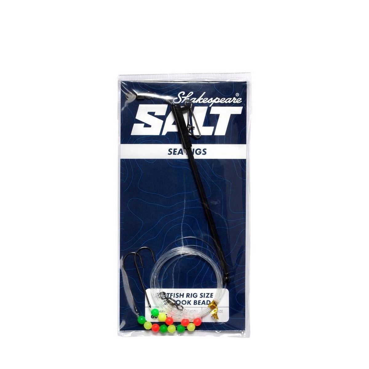 Shakespeare SALT Rig Flatfish Rig 2-Hook Bead