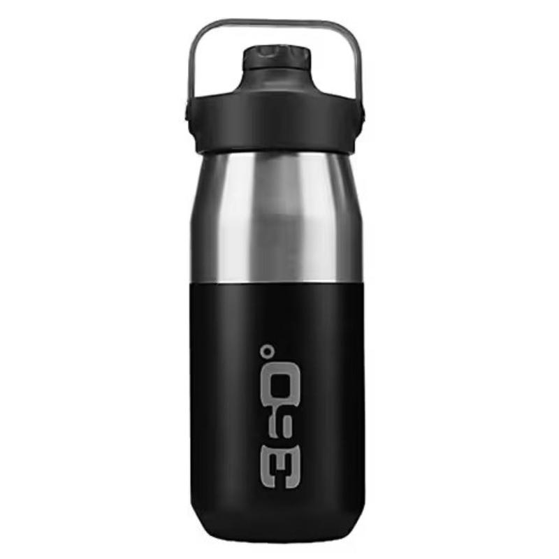 360 Degrees Vacuum Insulated Stainless Steel Bottle 550ML (Black)