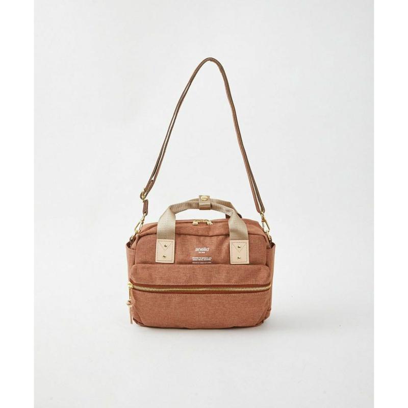 Anello Atelier Mini Shoulder Bag (Orange Beige)
