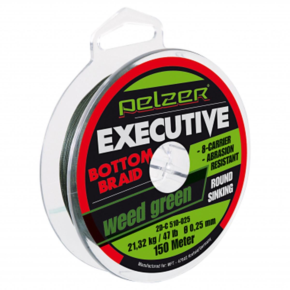 Fishing Line Executive Bottom Braid (dark green, 600 m)