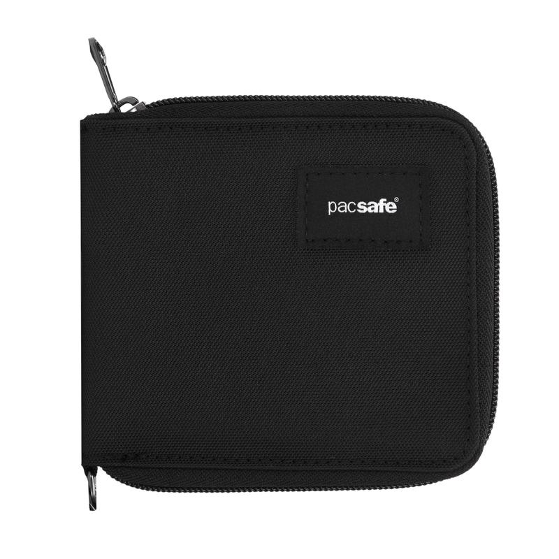 Pacsafe RFIDsafe Zip Around Wallet (Black)