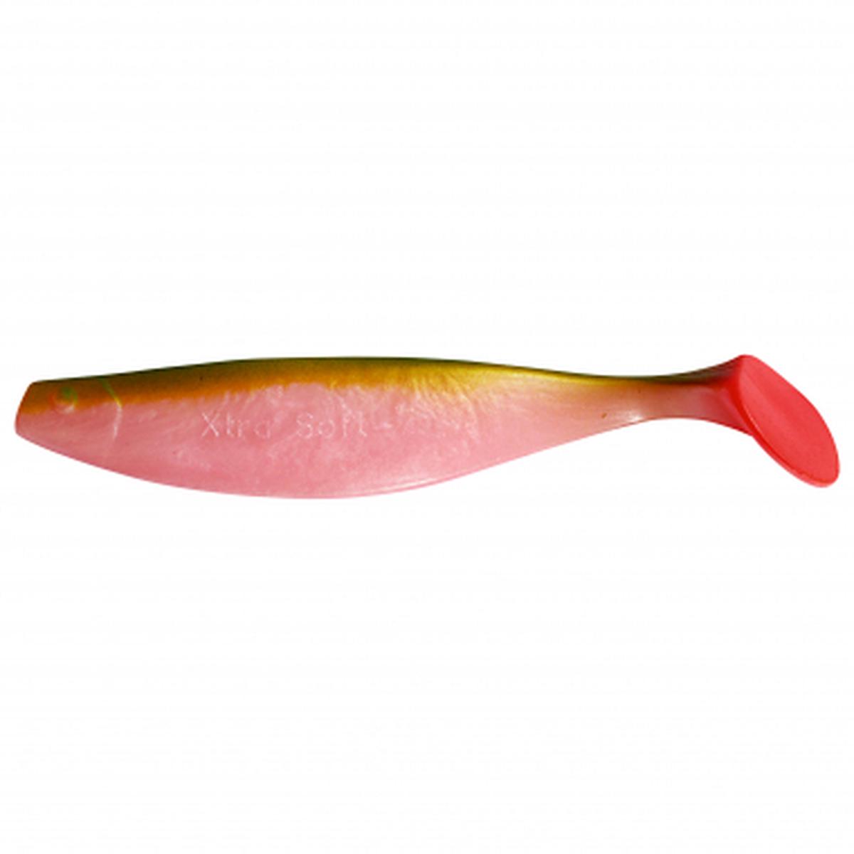 Xtra-Soft 6" Shad (bubblegum/green)