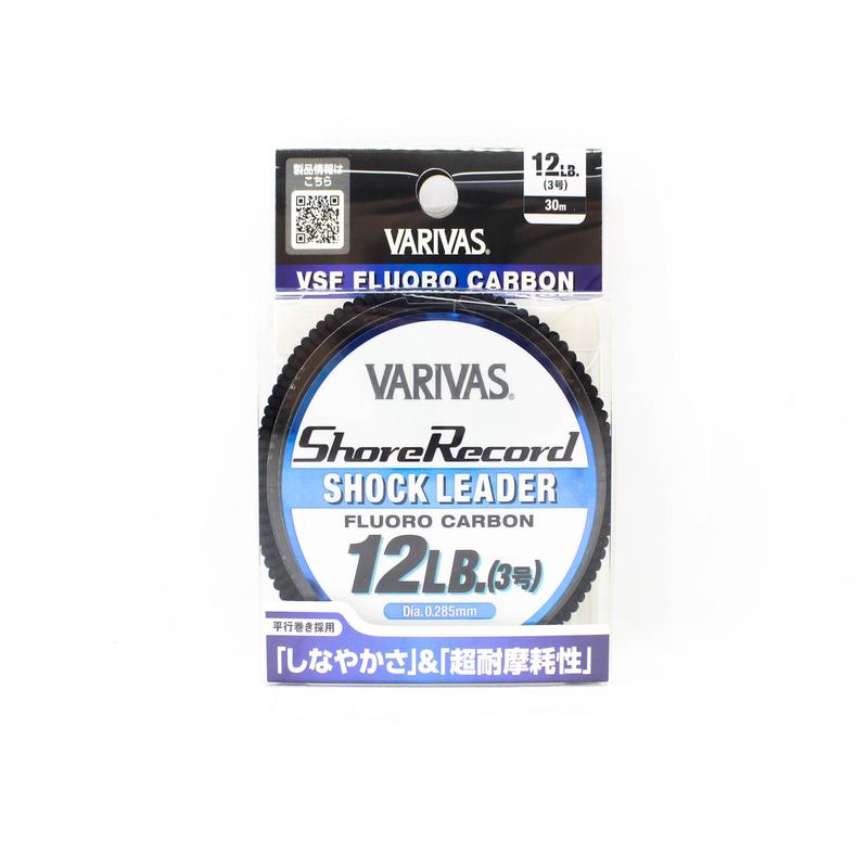 Varivas Fluorocarbon Shore Record Shock Leader Line 30m 12lb (9901)