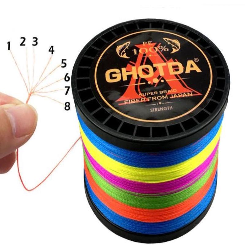60lb x 1000m 8 strand Ghotda Fishing Braid