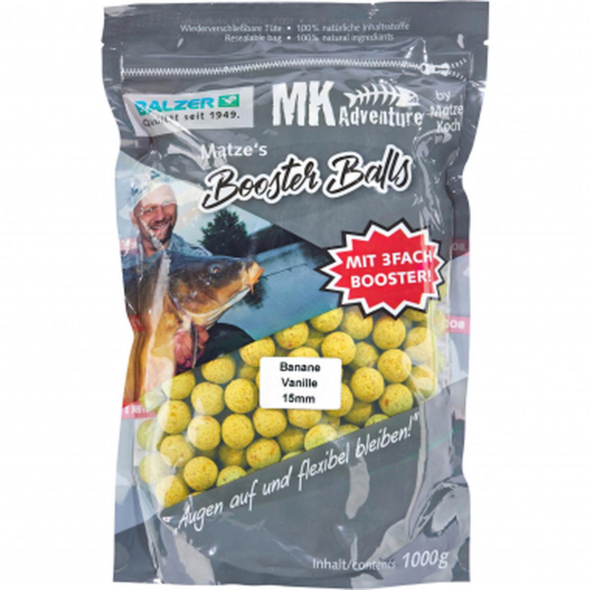 Boilies MK Adventure Booster Balls (Banana/Vanilla)