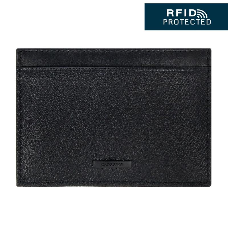 Crossing Elite Card Holder With Vertical Card Slots RFID - Black