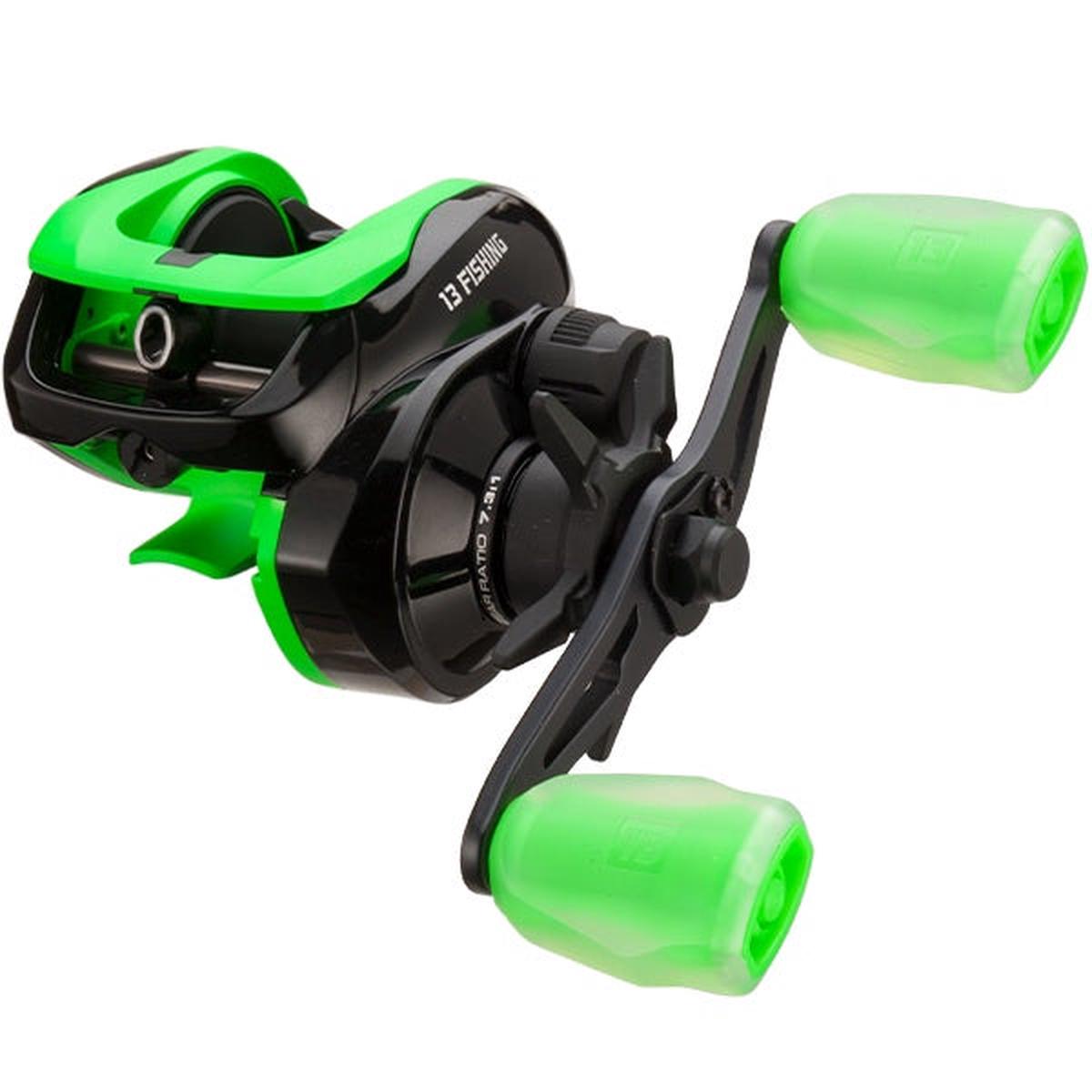 13 FISHING MODUS PICKLE BAITCASTER 7.3:1 LEFT HAND BAITCAST REEL