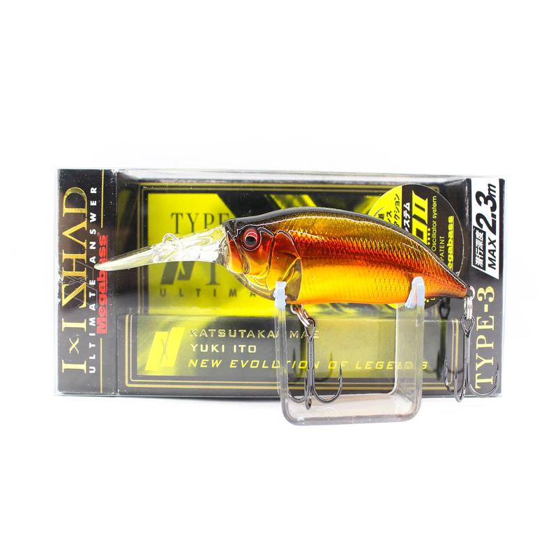 Megabass I X I Shad Type-3 2.3m 57 mm 1/4 oz Floating Lure Magic (1033)