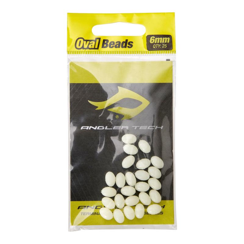 Angler Tech Beads Oval Lumo 6mm