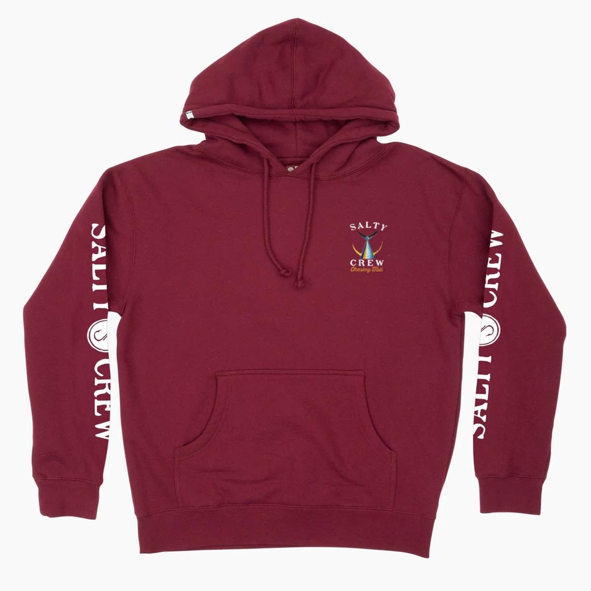 Salty Crew Tailed Hooded Fleece Hoodie - Burgundy