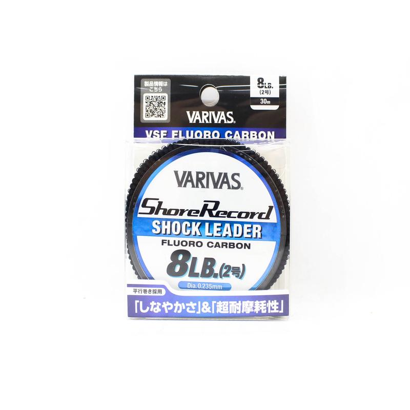 Varivas Fluorocarbon Shore Record Shock Leader Line 30m 8lb (9888)