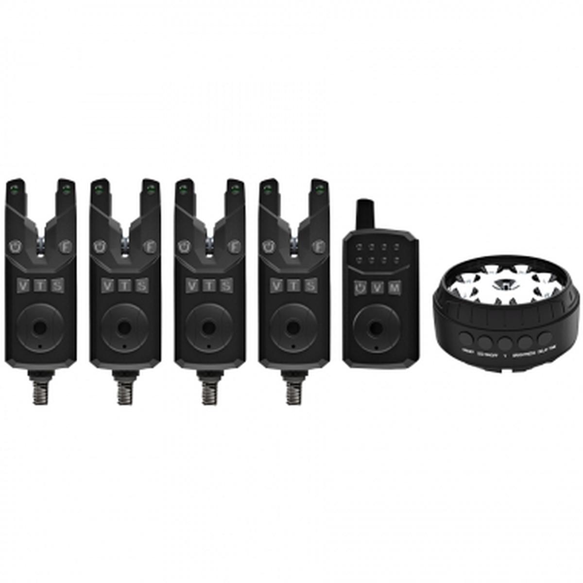 Bite alarm SkS2 Set 4+1 + Bivvy Lamp