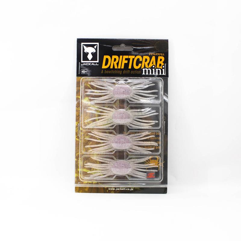 Jackall Soft Lure Drift Crab Mini 85 mm x 25 mm Sight Pearl White (4174)