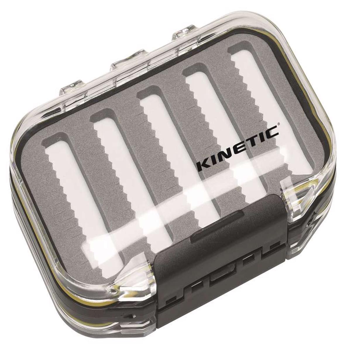 Kinetic waterproof fly box
