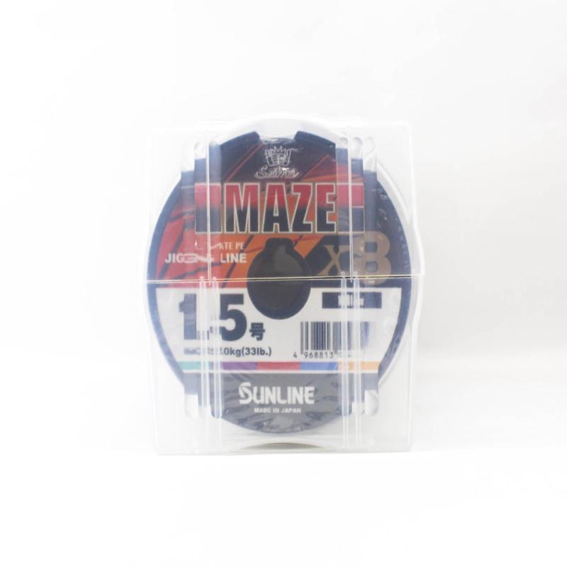 Sunline P.E Line Amazer X8 HG Jigging 1200M P.E 1.5 33lb Multi (7470)