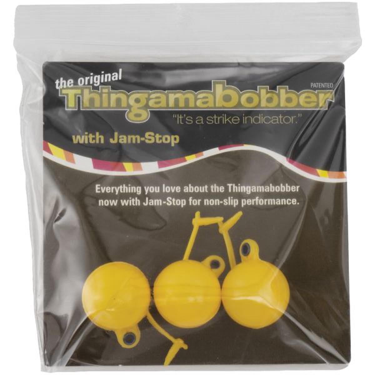 667042 0.75 in. Bobbers with Jam-Stop Yellow - 3 Piece