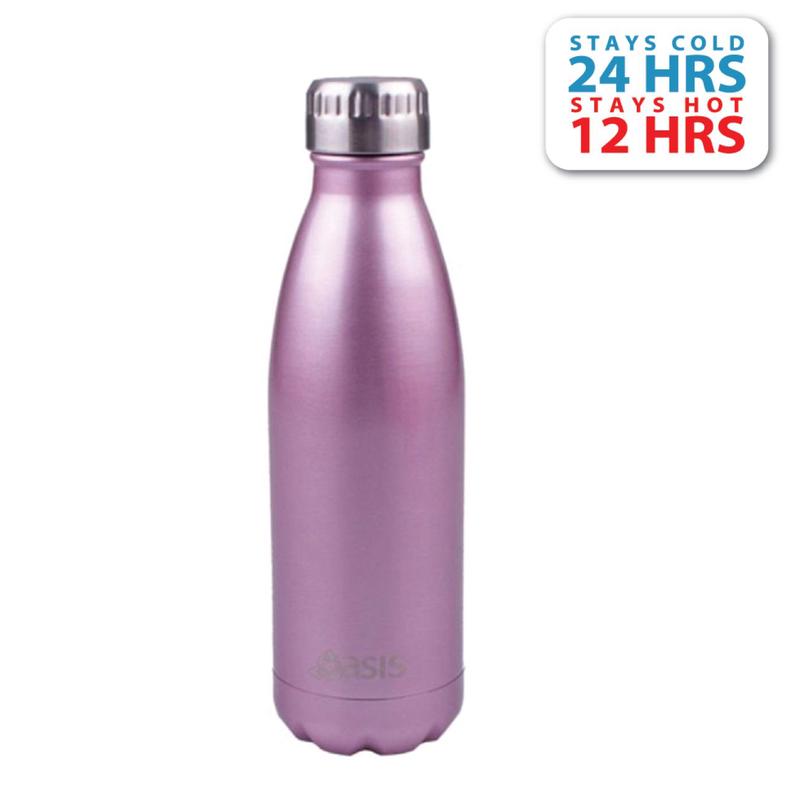 Oasis Stainless Steel Insulated Water Bottle 350ML - Blush