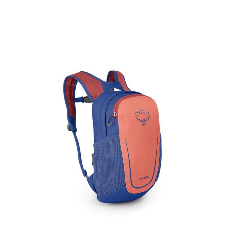 Osprey Daylite Kids 10L Backpack - Kid's Everyday (4-12 Y/O) (Salmon Pink / Gentian Blue)