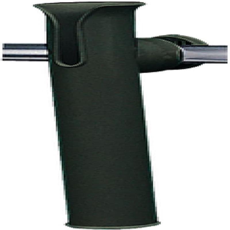 Sea Dog Rod Holder, Rail Mount Black Poly