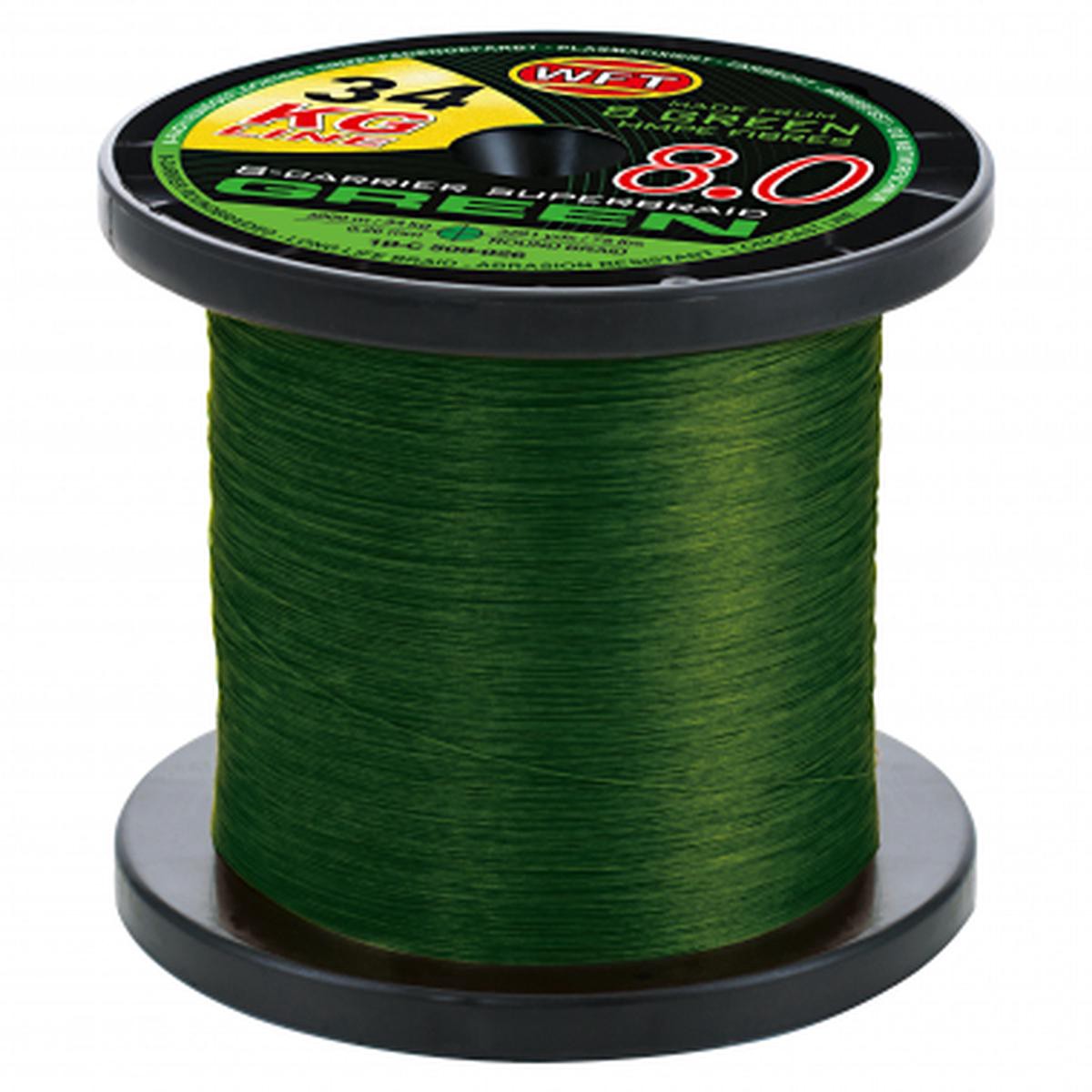 Fishing Line KG 80 8-Carrier Super Braid (green 600 m)