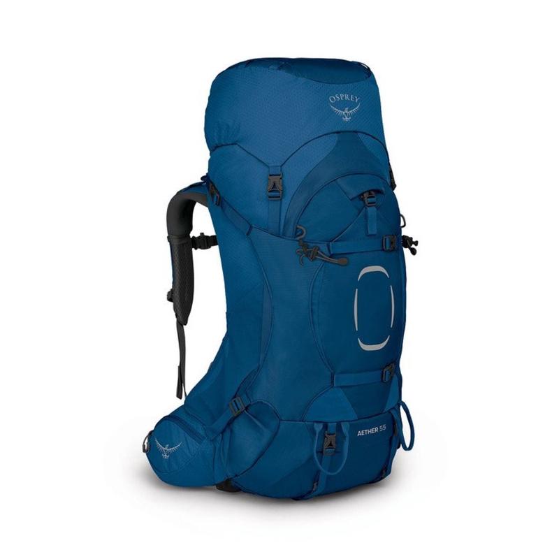 Osprey Aether 55 - Men's Backpacking L/XL (Deep Water Blue)
