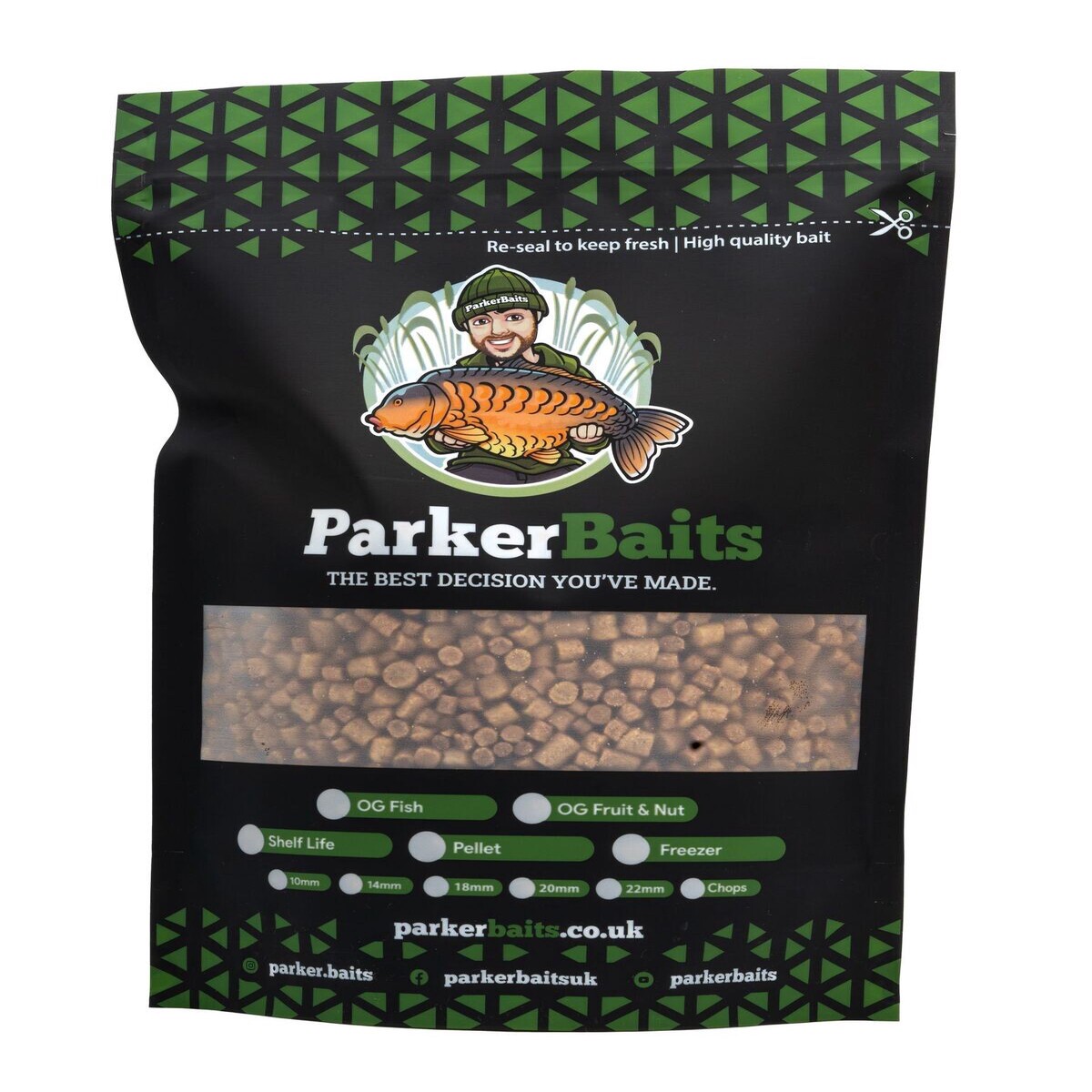 Parker Baits Pellet OG Fruit and Nut 1kg