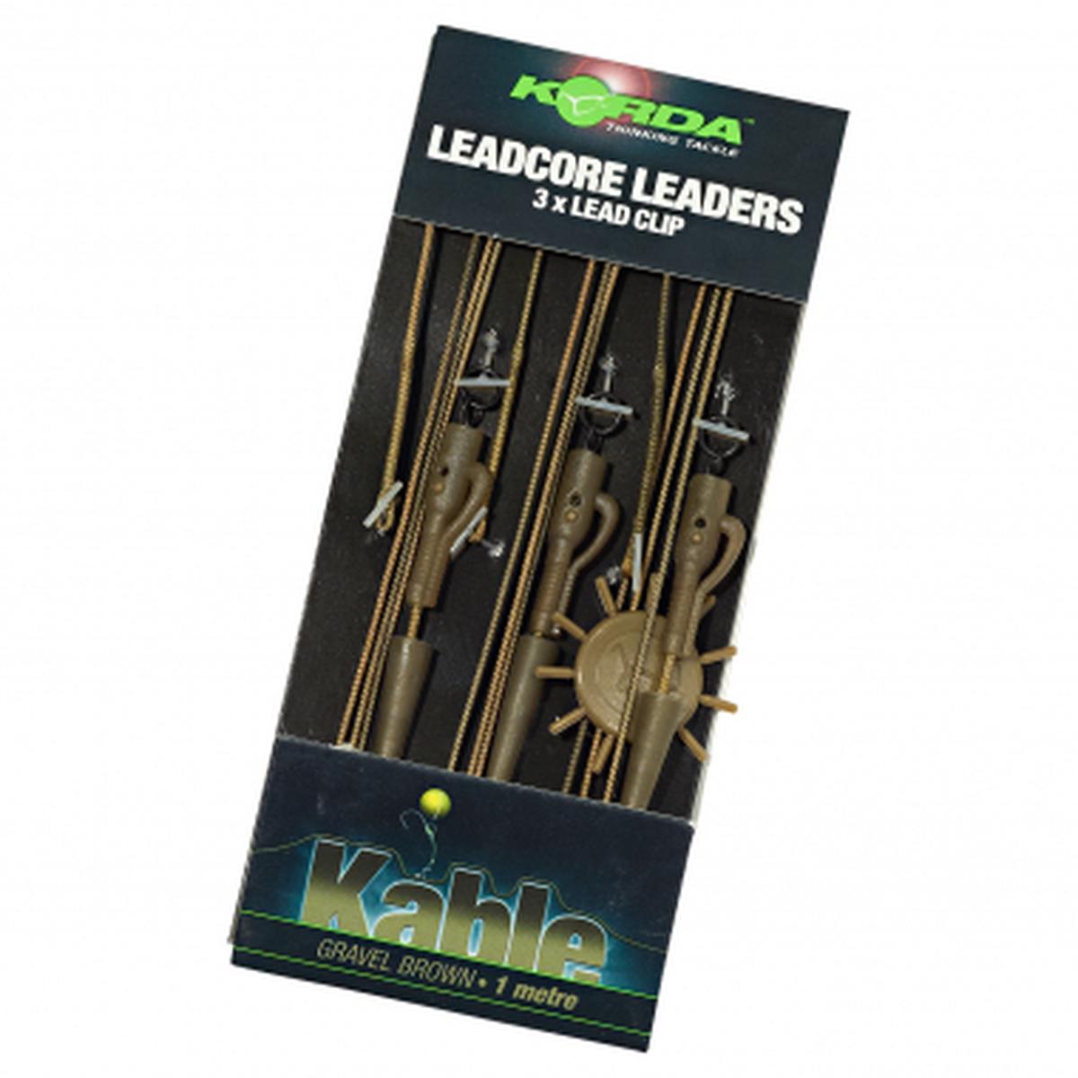 Ring Swivel Leadcore Leader (gravel Brown)
