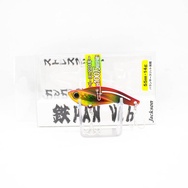 Sale Jackson Teppan Metal Vibration 14 grams 55 mm Sinking Lure GRB (1382)