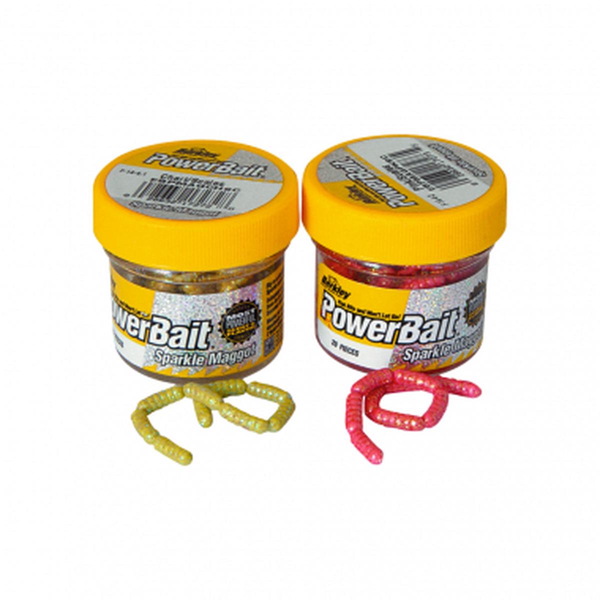 Soft Baits PowerBait Sparkle Maggots