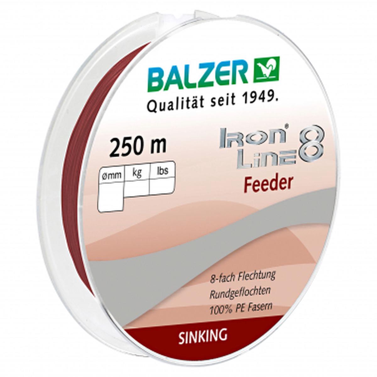 Fishing Line Iron Line Feeder (dark red 250 m)