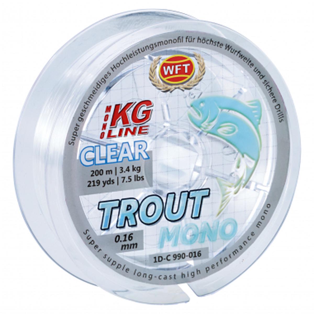 Fishing Line Trout Mono (clear, 200 m)