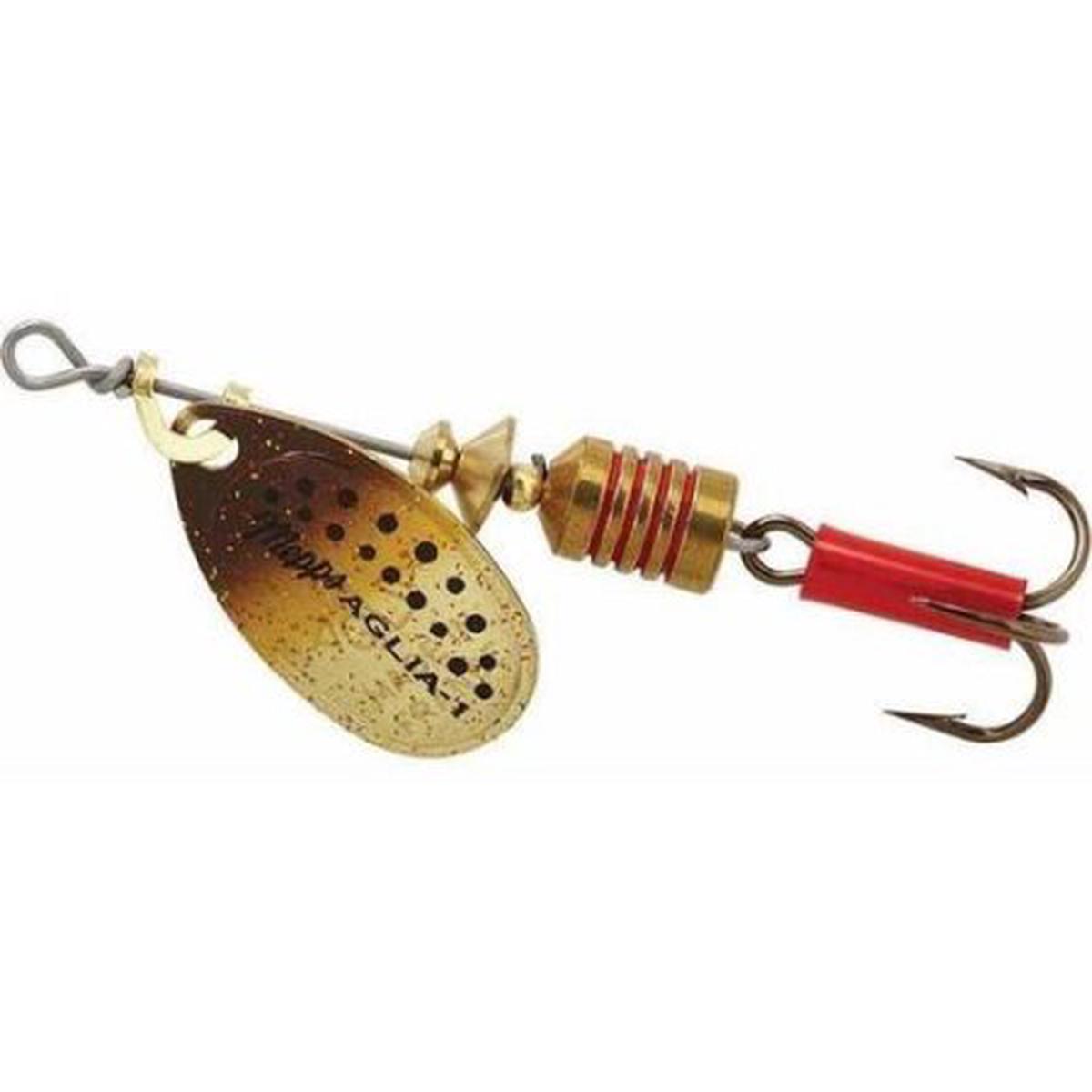 Mepps Aglia Plain Treble Spinner Brown Trout 1/8 Oz