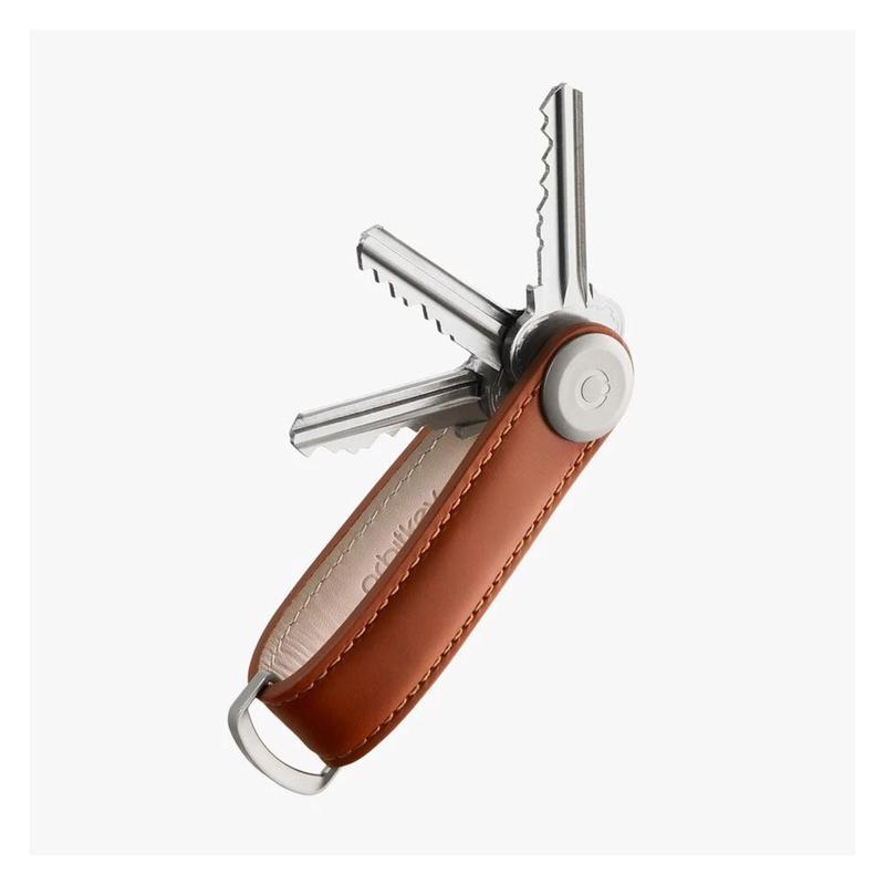 Orbitkey Leather Key Organiser 2.0 (Cognac/Tan)