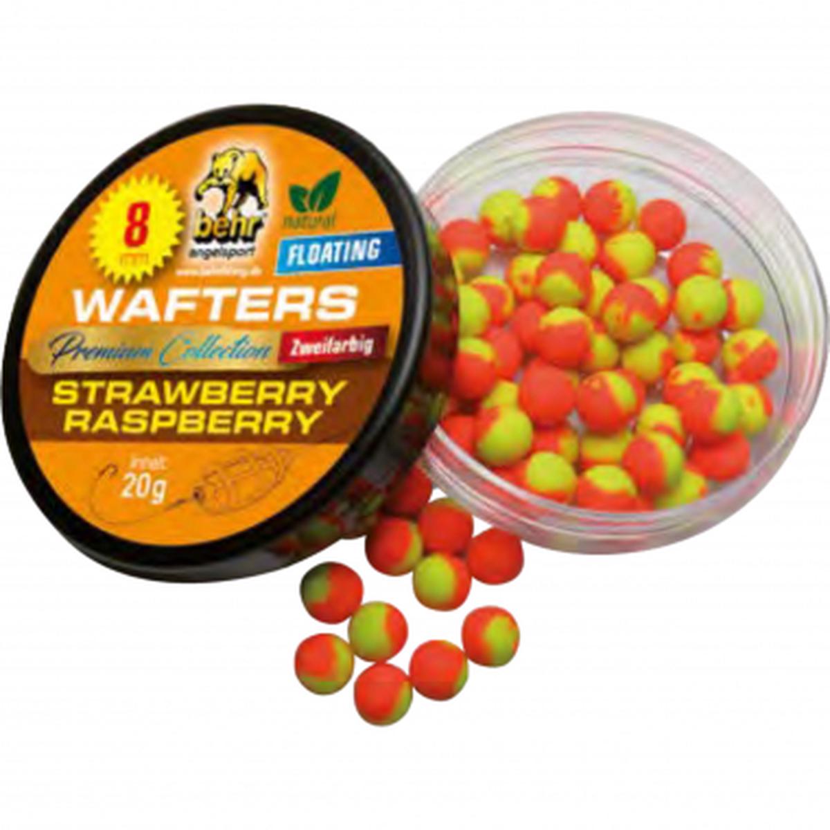 Bi-Color Floating Wafters Premium Collection (Strawberry-Raspberry)