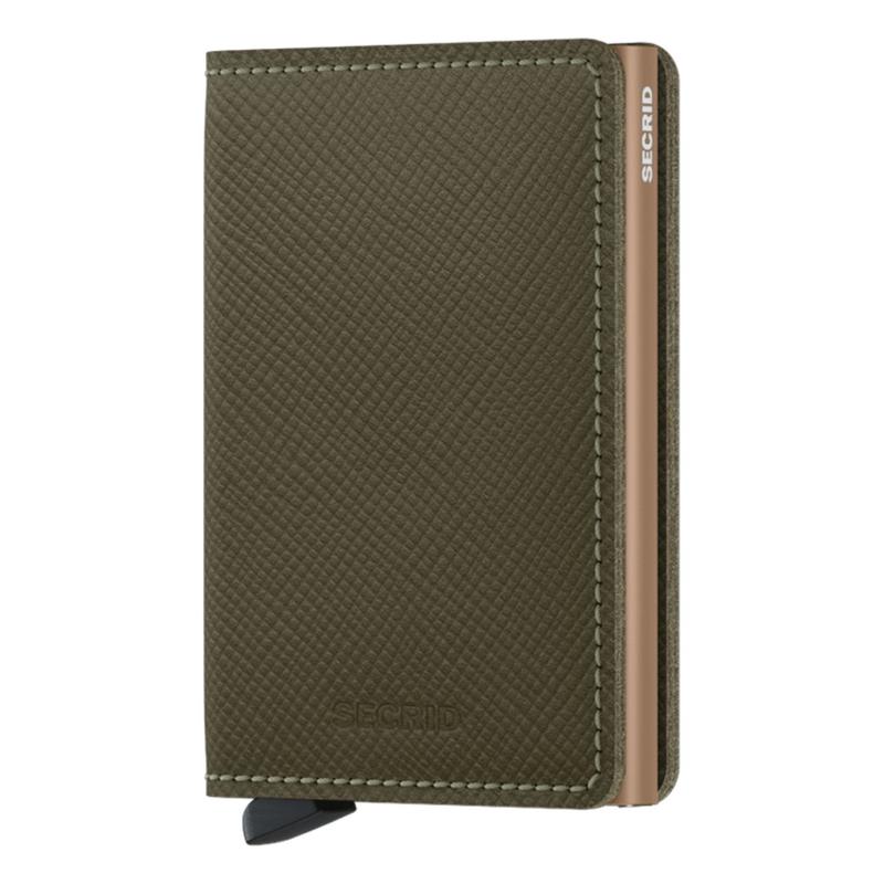 Secrid Slimwallet Saffiano - Olive