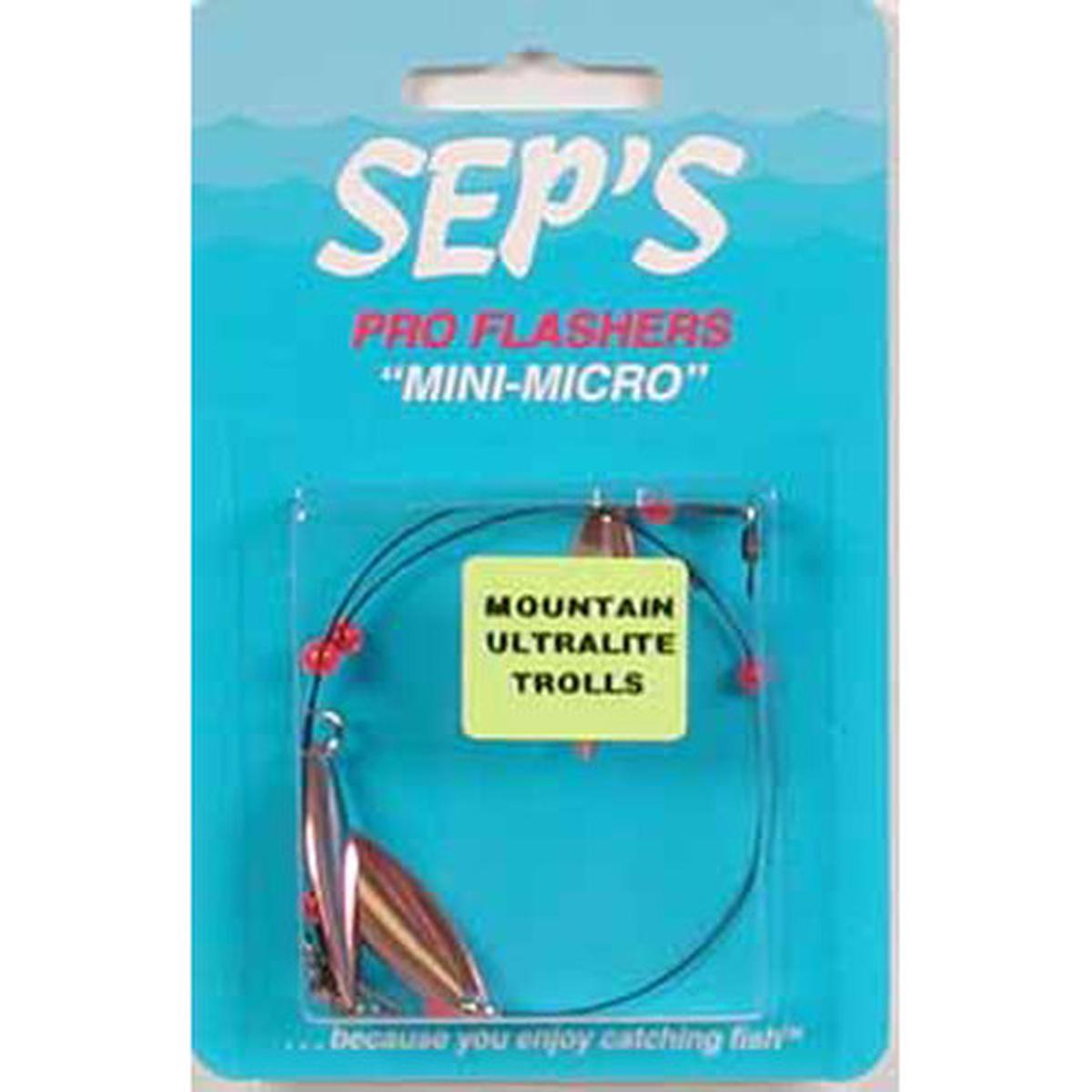 Sep's Pro Flasher Mini Micro Willow Leaf Trolling Blade Copper