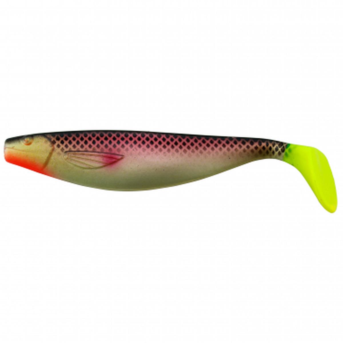 Shad Ruberfnger Red-Tail Dancer (brown/yellow fin)