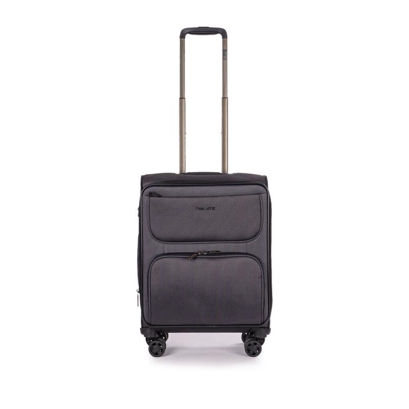 Stratic Bendigo Light + Suitcase S With Front Access Opening - Black
